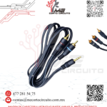 CABLE PARA AUDIO USO RUDO 2 RCA  PLUG 3.5