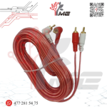 CABLE PARA AUDIO RCA 2 PLUG EN L  2 PLUG RECTO