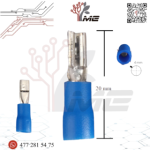 TERMINAL FASTON C/ REC 1/8? HEMBRA CAL. 14-16