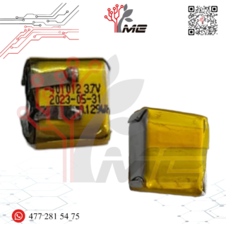 BATERIA RECARGABLE DE POLIMERO DE LITIO 3.7V 35mAh