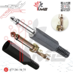 PLUG 6.3mm CON RESORTE