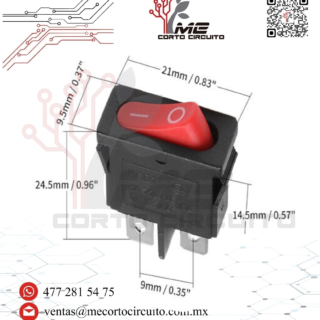 SWITCH 2 PINES 1P-1T 10A 125V