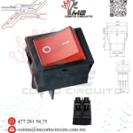 SWITCH CON PILOTO ON  OFF