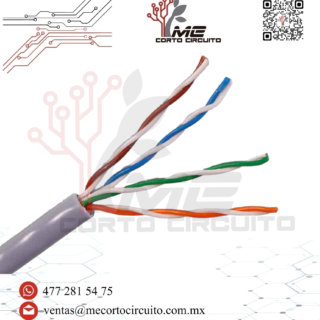 1 METRO DE CABLE UTP 4 PARES CAT5